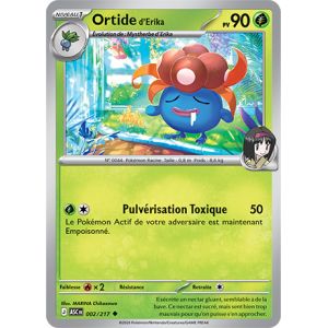 Carte Pok&eacute;mon - Ortide D'Erika -002/217 - 2,5 H&eacute;ros Transcendants - Neuf