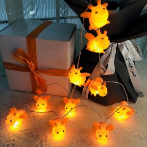Kal-Guirlande Lumineuse En Forme D'animal Mignonne Avec Piles,Veilleuse À Piles,Pour Intérieur,Halloween, Noël, Thanksgiving, La Maison, Les Enfants, 10 Led, Abeille) - Neuf