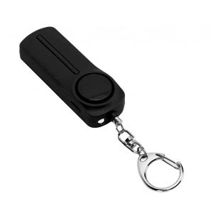 Mini Porte-CléS D'alarme Personnelle Avec SirèNe Forte De 130db, Dispositif D'auto-Protection De SéCurité, Alerte D'urgence Pour Femme âGéE, Noir - Neuf