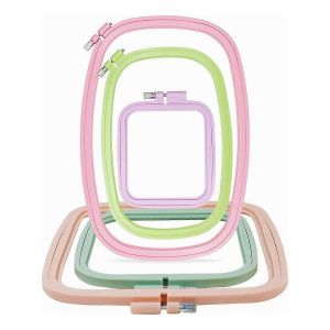 Cerceaux De Broderie Carr&eacute;s Pour Loisirs Cr&eacute;atifs,Cerceaux - Neuf