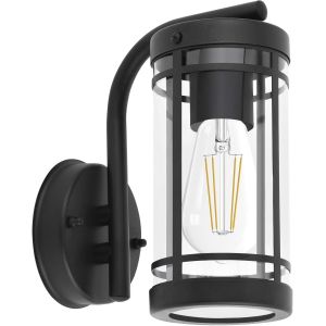Asfasfq-Applique Murale Exterieur,Noir Acier Inoxydable Luminaire Exterieur,Ip44 Etanche Eclairage Exterieur,E27 Base Applique Exterieur Max 60w - Neuf