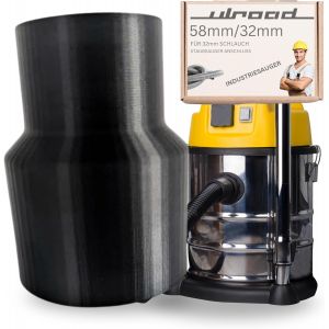 NouvelHorizonstore-Manchon 58 mm - Raccord d'appareil 32 mm - Tuyau d'aspirateur compatible avec Bosch Nilfisk Masko Festool Mirka Flex K&auml;rcher NT - Raccord d'aspirateur humide et sec - Neuf