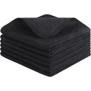 Eryi-Lot De 6 Torchons De Cuisine En Microfibre, Lavables Et Épais, 30 Cm X 30 Cm, 280 G/M² - Neuf