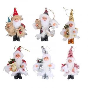 Lot De 3 Poup&eacute;es P&egrave;re No&euml;l,3 Mod&egrave;les Diff&eacute;rents,Poup&eacute;e P&egrave;re No&euml;l,Pendentif Gnome,D&eacute;coration Du P&egrave;re No&euml;l,Cadeau D'anniversaire Pour Enfants,Famille,Amis - Neuf