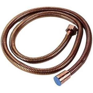 Tuyau de douche flexible en acier inoxydable or rose, rallonge de tuyau d'arrosage - Neuf