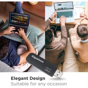 Lot de 5 Cl&eacute; USB 64 Go,V30 S&eacute;rie,Cl&eacute; R&eacute;tractable pour PC Ordinateur Portable MacBook,Compatible avec Windows Mac Linux,USB 2.0 Flash Drive Stockage M&eacute;moire Stick,Style en Vogue-Noir - Neuf