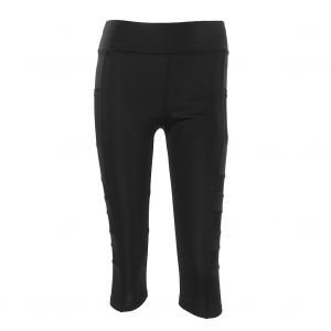 Pantalon De Yoga 3/4 Pour Femme, Vetement De Sport, De Musculation, Avec Poche Pour Telephone, Pantalon De Course Flexible (L) - Neuf