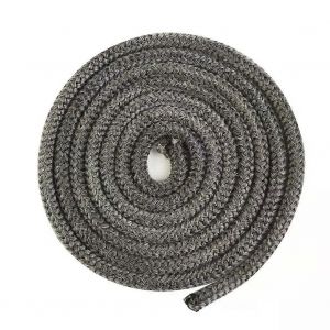6/8mm Cordon De Cheminée De Poêle Corde D'étanchéité Au Feu Joint D'étanchéité De Poêle De Résistance Au Feu 2m Corde D'étanchéité Haute Température En Fibre De Verre - Neuf