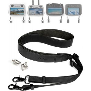 Lani&egrave;re Tour De Cou R&eacute;glable En Cuir Synth&eacute;tique Pour Dji Rc/Rc 2/Rc Pro/Plus/Smart,Mini 4 Pro-En Cuir Synth&eacute;tique-Pour Dji Mini S&eacute;rie 4/3,Air 3/Air 2s,Mavic S&eacute;rie 3 (127 &Agrave; 160 Cm,Avec-Marque G&eacute;n&eacute;rale - Neuf
