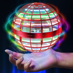 Boule Volante, Flying Orb Ball, Fly UFO Boule Magique Spinner Boomerang Jouet extérieurs pour Garçon et Fille Enfant Cadeau pour Les 6 7 8 9 10 12 Ans(Rouge) - Neuf