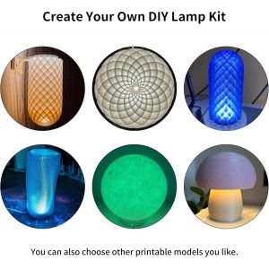 MEVRONISSHOP-Bamboolab 3D Printer Part DIY Creative RemoteController LED Lamp Kit : Hardware Accessories - Multicolore Energy-efficient Custom Lighting Project for Nightlight Models - Neuf