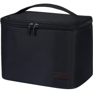 Sac Isotherme Repas 7,5L pour Homme Femme, Sac à Lunch Isolé Thermique Glacière Souple Isotherme Sac de Pique-nique en Doublure Étanche, Noir Chic.[G806] - Neuf