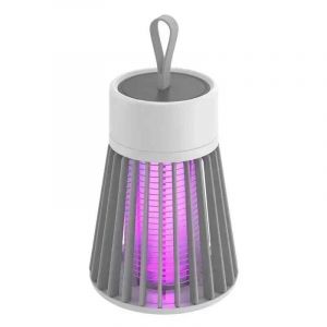Raquette Anti-Moustiques Électrique Pliable Rechargeable Par Usb,Piège À Mouches,Tueur D'insectes Avec Lumière Uv,3500v - Type Grey #B - Neuf