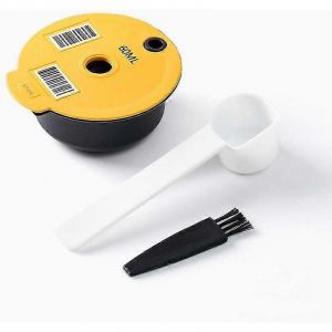 Promotion d'hiver,Icafilas 60 / 180ml capsule de caf&eacute; r&eacute;utilisable pour Tassimo Bosch Machine Filtre Rechargeable Tasse Pod Espresso Machine Silicone de qualit&eacute; alimentaire - Neuf