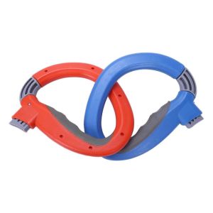 2 Pcs / Paquet Maison Un Voyage Poign&eacute;es Shopping Sac D'&eacute;picerie Porte Poign&eacute;e Transporteur Serrure Outil De Cuisine : Multicol - Neuf