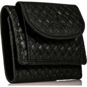 Petit Portefeuille Homme Cuir #Gen&egrave;ve Petit Portefeuille Avec Noble Bo&icirc;te Cadeau,Luxe Porte Carte Rfid Homme,Porte-Monnaie Homme Avec De Nombreux Compartiments &Agrave; Cartes En Noir Tress&eacute; - Neuf