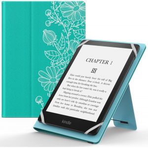 Étui Universel Pour 6"" 6.8"" 7"" Kindle Ereaders Fire Tablette-Kindle/Voyaga/Lenovo/Sony Kindle E-Book E-Reader Tablette,Coque En Pu Avec Support Réglable Et Dragonne,Dessin Au Trait - Neuf