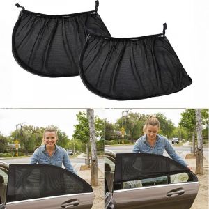 Lot de 2 pare-soleils universels pour vitres latérales de voiture Protection maximale contre les rayons du soleil, les UV et les moustiques pour bébé, enfant, animaux, Versailles - Neuf