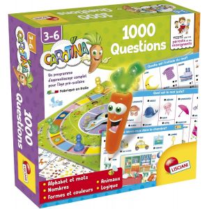Mdy-Carotina 1000 Questions - Boite De Jeu Quizz - Lisciani - Neuf