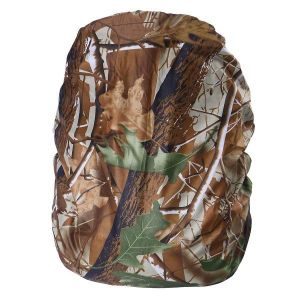 Housse De Pluie R&eacute;sistante Aux Intemp&eacute;ries Pour Sac &Agrave; Dos &iquest; Protection Optimale Pour La Randonn&eacute;e, Le Camping Et Les Voyages &iquest; Motif Feuilles, Compatible Avec Les Sacs &Agrave; Dos De 25 &Agrave; 40 L - Neuf