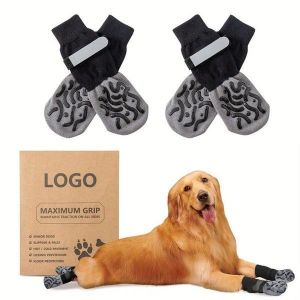 Chaussettes Antidérapantes Pour Chien Avec Adhérence En Caoutchouc ¿ Chaussettes Confortables En Coton Pour La Sécurité Et La Protection Du Sol ¿ Disponibles En Tailles Xxl, Xxxl Et Plusieurs Modèles - Neuf