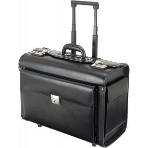 acdsgd-Alassio Valise Pilote Silvana 32 litres Noir, Noir, 48 mm, Valise Pilote - Neuf