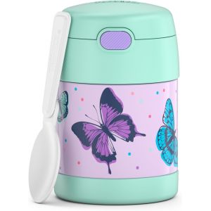 Kgabery-Rmovr Kids Funtainer Food Jar 0,30 L,Récipient Isotherme Pour Enfants,Avec Cuillère,Pour Enfants,5 H Chaud/7 H Froid,Absolument Étanche Pour Soupe,Céréales,Pause - Neuf