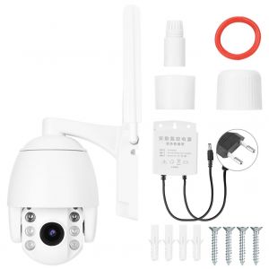 Camera de surveillance dome exterieure etanche avec vision nocturne 1080p (prise UE) - Neuf