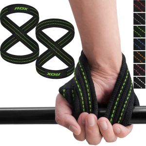 Figure 8 Sangle,Sangle Musculation Gym Levage Support De Poignet Bandage Fitness Lifting Straps Entra&icirc;nement Bodybuilding Halt&eacute;rophilie Gymnastique Unisexe Hommes Femmes Maison Entra&icirc;nements.[K478] - Neuf