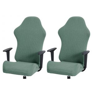 Housse De Chaise De Jeu &Eacute;lastique Verte Pour Le Bureau Et La Maison - Neuf