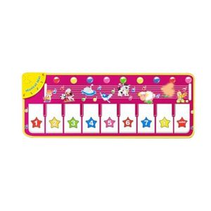 ,Tapis De Jeu De Sol De Clavier Musical,Couverture De Jeu De Touche Animale De Musique &Eacute;lectronique Jouet Cadeau De No&euml;l Dr&ocirc;le Pour - Neuf