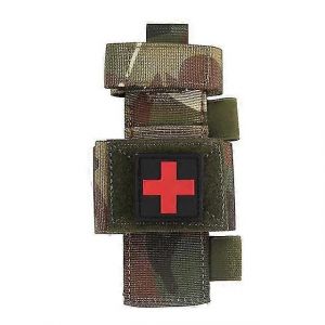Evago Pour Les Premiers Secours En Camping Randonn&eacute;e Trousse De Premiers Secours Tactique, Peut Correspondre Au Chat Garrot Cisaille Tactique Molle Pochette / Ceinture Cadeau Id&eacute;al-Camouflage Cp - Neuf