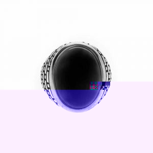 Bague Homme Argent Onyx ?Il Noir - Neuf