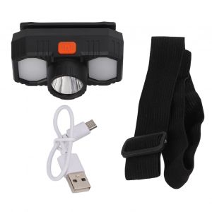 Lampe Frontale Led D'exterieur Etanche Et Rechargeable Par Usb, Ideale Pour La Chasse, Le Cyclisme Et Le Camping - Neuf