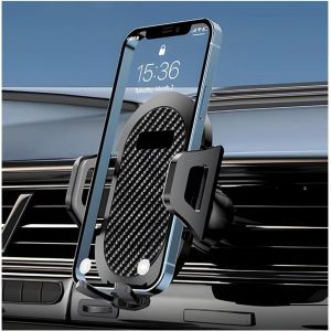 Mdy-Support Téléphone Voiture, Porte Téléphone Voiture, Porte Téléphone Portable, Voiture Très Stable Libération Rapide, 360° Support Universel Portable Pour Grille D'aération(Support Sortie D'air) - Neuf