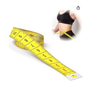 2 rubans &agrave; mesurer, 120 pouces/300 cm, ruban &agrave; mesurer double face, ruban &agrave; mesurer flexible, ruban &agrave; mesurer pour tailleurs, artisans et particuliers - Neuf