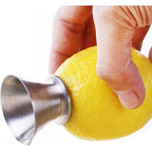 Presse-Agrumes Manuel En Acier Inoxydable, Presse-Citron, Presse-Agrumes Manuel En Acier Inoxydable, Alésoir Et Verseur De Citron, 6,5 X 4,5 Cm - Neuf