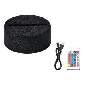 Base De Veilleuse 3d Base Lumineuse Changeante De Couleur,B - Neuf