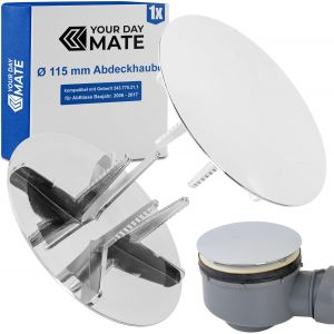 SJZG-Couvercle D'&Eacute;coulement De Douche, &Oslash; 115 Mm, Compatible Avec Les &Eacute;coulements Geberit Uniflex &Agrave; Partir De L'Ann&eacute;e De Construction 2006-2017, Remplacement Pour 243.775.21.1 Et 150275211 - Neuf