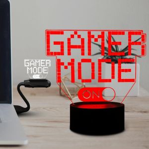 Kalanka-Veilleuse &Agrave; Illusion 3d Avec Led 16 Couleurs Changeantes Et T&eacute;l&eacute;commande Tactile Pour Homme, Femme, Adolescent, Cadeau D'anniversaire - Neuf