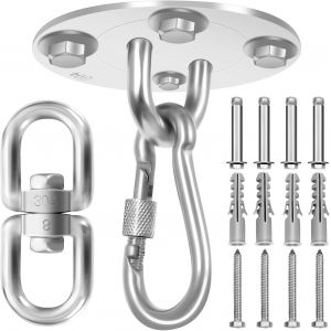 Support De Sac De Frappe - Crochet De Plafond En Acier Inoxydable Pour Sac De Frappe Jusqu'&agrave; 450 Kg - Support Mural Id&eacute;al Pour La Suspension De Sac De Frappe - Neuf