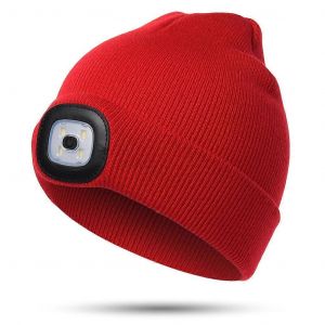 Usb Rechargeable Chapeau Led Éclairage De Nuit Chapeau Enfant Lampe Frontale Chapeau Pour Campings - Neuf