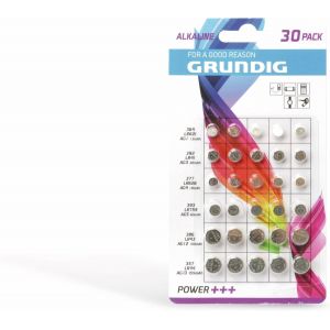 Pile Bouton Ag1 + Ag3 + Ag4 + Ag5 + Ag12 + Ag13 - 30 Piles Assorties - 1.5 V - Pack De 5 Piles Assorties[Z444] - Neuf