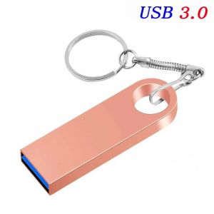 Cl&eacute; USB m&eacute;moire haute vitesse, 128 go 64 go, &eacute;tanche, 16 go 8 go, cl&eacute; USB 2.0, cl&eacute; en m&eacute;tal, Logo personnalis&eacute; 16 Go Rose - Neuf