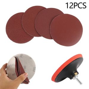 Kit de 12 disques de pon&ccedil;age auto-agrippants de 12,7 cm (5 po) pour perceuse et meuleuse - Neuf