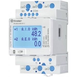 Compteur D'&Eacute;nergie Num&eacute;rique 3 Phases 80A MID Avec Interface M-Bus - 7M.38.8.400.0312 - Neuf