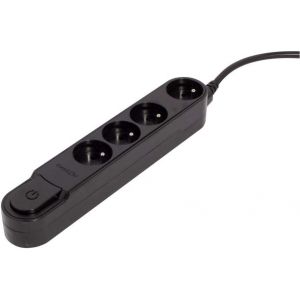 Chacon Design Power Strip 4 X 16 A With Switch 1.5 M Black - Neuf