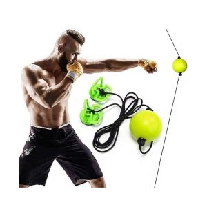 Ballon D'entraînement De Réflexes De Boxe - Améliore La Coordination ?Il-Main, L'agilité Et Le Temps De Réaction - Équipement D'entraînement De Vitesse Portable - Neuf