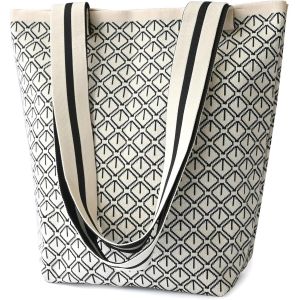ERSHI-Sac fourre-tout en crochet pour femme, sac fourre-tout en tricot, sac à bandoulière tissé, sac à main Hobo Sac de courses po[2 - Neuf