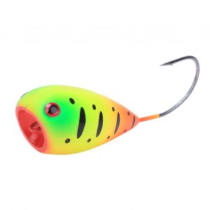 Leurres De Peche Sur Glace Popper, Ouf Artificiel Dur, Appat A Manivelle, Hamecon Simple Pointu, Tackle13 - Neuf